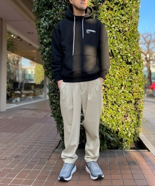 Toironier（トワロニエ）の「【WEB LIMITED】TOIRONIER/トワロニエ/DAILY LINE PULL PARKA/デイリーラインプルパーカー（パーカー・メンズ・ホワイト/ブラック・1/2）」の22枚目の写真