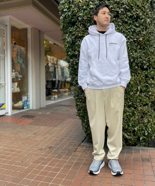 Toironier（トワロニエ）の「【WEB LIMITED】TOIRONIER/トワロニエ/DAILY LINE PULL PARKA/デイリーラインプルパーカー（パーカー・メンズ・ホワイト/ブラック・1/2）」の15枚目の写真