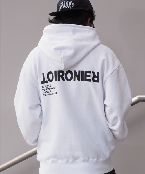 Toironier（トワロニエ）の「【WEB LIMITED】TOIRONIER/トワロニエ/DAILY LINE PULL PARKA/デイリーラインプルパーカー（パーカー・メンズ・ホワイト/ブラック・1/2）」の14枚目の写真