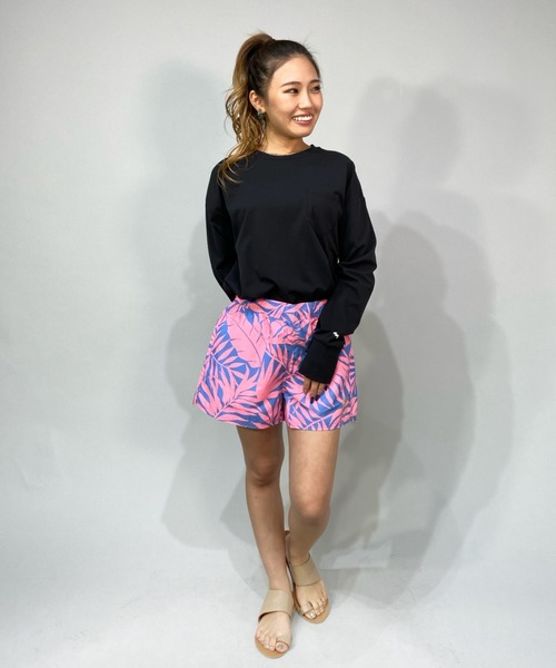 BILLABONG（ビラボン）の「BILLABONG/ビラボン  水陸両用ビッグシルエット無地ロンT/バックプリントロングスリーブTEE/長袖ラッシュガード BC013-856（ラッシュガード・レディース・ホワイト/ブラック/オレンジ・M/L）」の18枚目の写真