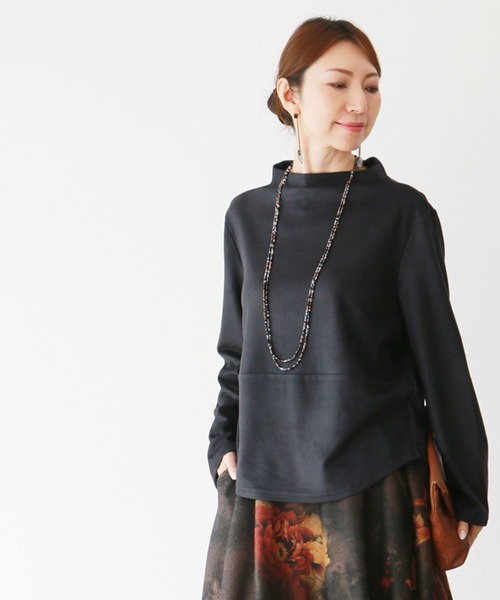 Vieo（ヴィオ）の「着回し力バツグン上品オフネックトップス（その他トップス・レディース・ブラック/ブラウン/グリーン/ベージュ/ボルドー/レッド・FREE）」の13枚目の写真