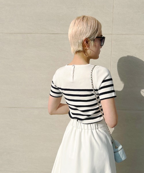 JENNE(ジェンヌ)の「ラップフレアスカート(スカート・レディース・ホワイト/ブラック・MEDIUM/LARGE/SMALL)」の21枚目の写真