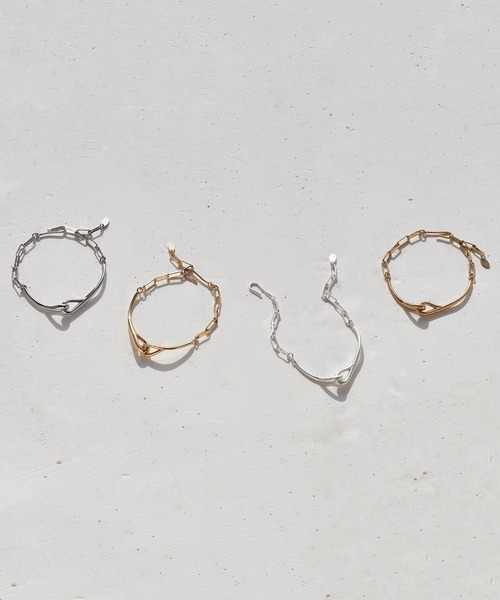 GOLDY(ゴールディ)の「ストリーム ライン ブレスレット(ブレスレット・レディース・シルバー/ゴールド/シルバー系その他/ゴールド系その他・FREE)」の5枚目の写真