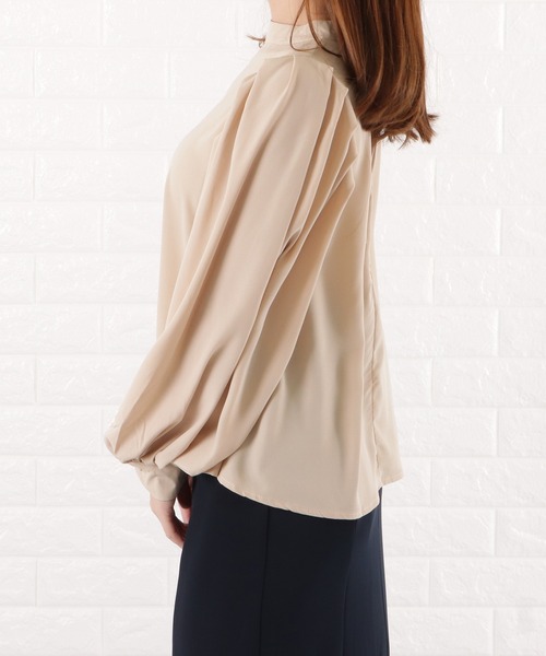 Lace Ladies（レースレディース）の「バックリボン ボリュームショルダーブラウス（シャツ/ブラウス・レディース・ブラック/イエロー/ベージュ・FREE）」の22枚目の写真