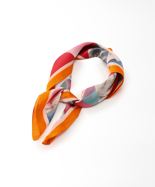 Simplicite（サンプリシテ）の「Color Scarf 2（ストール/ショール・レディース・ブラック/ブルー/レッド/オレンジ・FREE）」の4枚目の写真