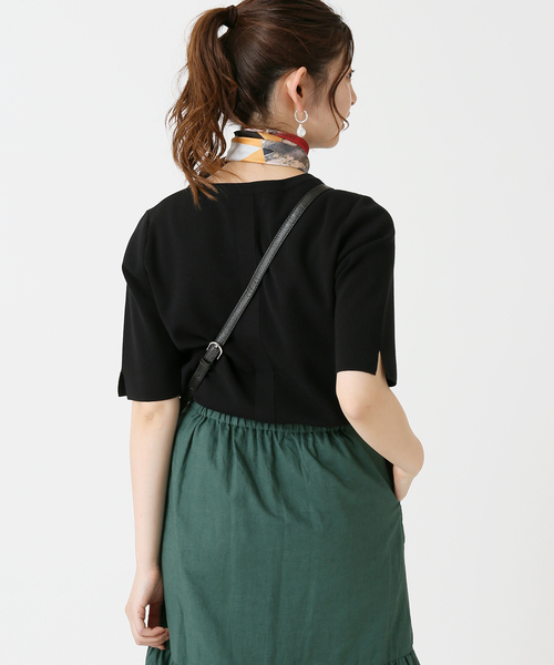 Simplicite（サンプリシテ）の「Color Scarf 2（ストール/ショール・レディース・ブラック/ブルー/レッド/オレンジ・FREE）」の8枚目の写真