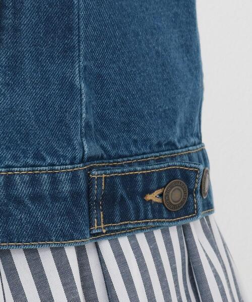 DRESKIP(ドレスキップ)の「◆ノ-カラ-Gジャン(デニムジャケット・レディース・ライトグレー/ライトブルー/ネイビー・02/03)」の11枚目の写真