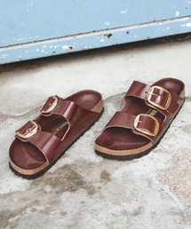 BIRKENSTOCK（ビルケンシュトック）の「Arizona Big Buckle Natural Leather High Shine  HEX 【ナロー幅】 レディース（サンダル）」