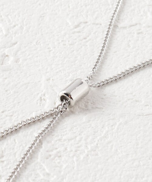 SHOO・LA・RUE（シューラルー）の「◆Y字スライダーO&Iネックレス（ネックレス・レディース・シルバー/ゴールド・00）」の5枚目の写真