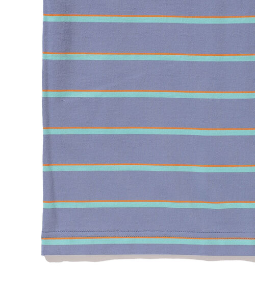 BEAMS（ビームス）の「BEAMS / ボーダー ビッグ Tシャツ（Tシャツ/カットソー・メンズ・アイボリー/ライラック・L/M/S/XL）」の15枚目の写真