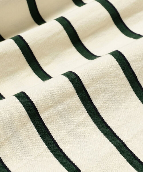 BEAMS（ビームス）の「BEAMS / ボーダー ビッグ Tシャツ（Tシャツ/カットソー・メンズ・アイボリー/ライラック・L/M/S/XL）」の20枚目の写真