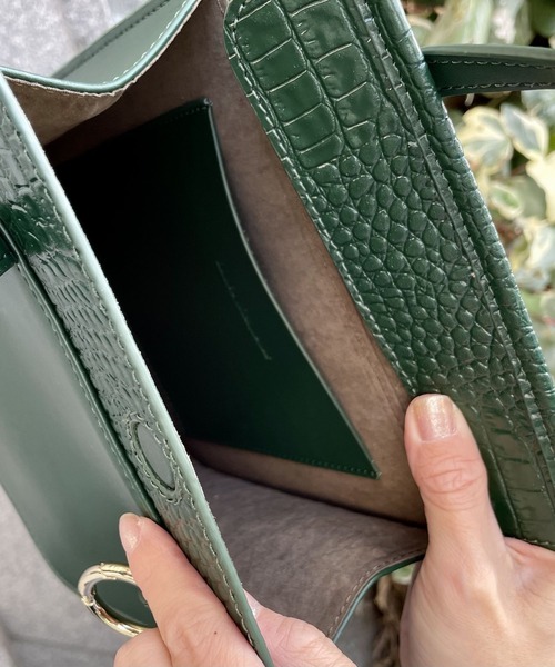 atneK（アトネック）の「【atneK by Scrap Book】BOX-S（トートバッグ・レディース・グリーン/グレー・FREE）」の21枚目の写真