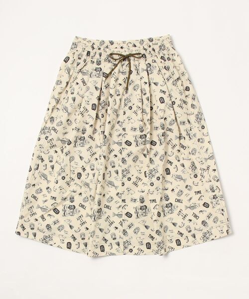 KRIFF MAYER Lady's Collection(クリフメイヤーレディースコレクション)の「クリーネスミモレスカート(スカート・レディース・ダークブルー/ネイビー/グレー/カラフル/ナチュラル/グリーン・MEDIUM/LARGE)」の2枚目の写真