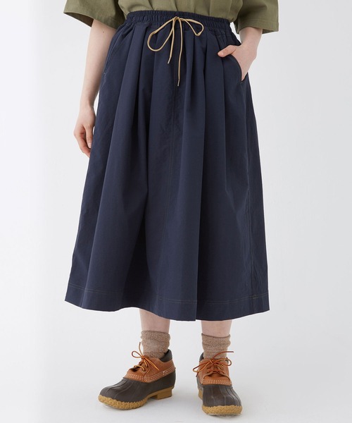 KRIFF MAYER Lady's Collection(クリフメイヤーレディースコレクション)の「クリーネスミモレスカート(スカート・レディース・ダークブルー/ネイビー/グレー/カラフル/ナチュラル/グリーン・MEDIUM/LARGE)」の19枚目の写真