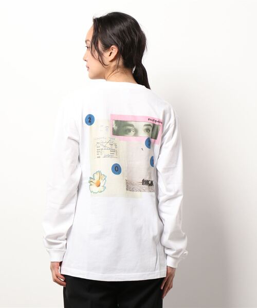mmym(エムエムワイエム)の「mmym(エムエムワイエム)別注PEEK IN ロンT(Tシャツ/カットソー・レディース・ホワイト・MEDIUM/LARGE)」の1枚目の写真