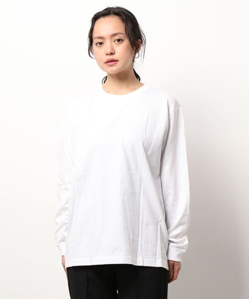 mmym(エムエムワイエム)の「mmym(エムエムワイエム)別注PEEK IN ロンT(Tシャツ/カットソー・レディース・ホワイト・MEDIUM/LARGE)」の4枚目の写真