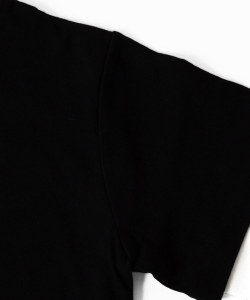 GLAZOS（グラソス）の「OE天竺・袖ロゴプリントレイヤード長袖Tシャツ（Tシャツ/カットソー・キッズ・ブラック/ブルー/グリーン・130cm/140cm/150cm/160cm/170cm）」の11枚目の写真