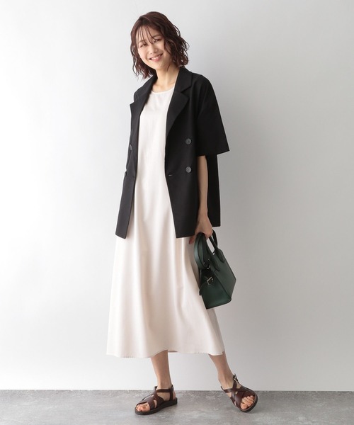 GLOBAL WORK(グローバルワーク)の「レトロジャガードプルオーバー*ワンピース/266709(ワンピース・レディース・ブラック/ベージュ/グリーン・FREE)」の5枚目の写真