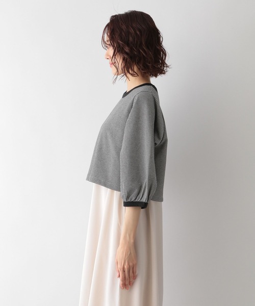 GLOBAL WORK(グローバルワーク)の「レトロジャガードプルオーバー*ワンピース/266709(ワンピース・レディース・ブラック/ベージュ/グリーン・FREE)」の22枚目の写真