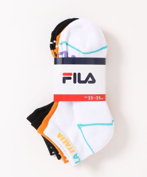 FILA(フィラ)の「【FILA】パックソックスA3P(ソックス/靴下・レディース・ブルー/ホワイト・M/L)」の7枚目の写真