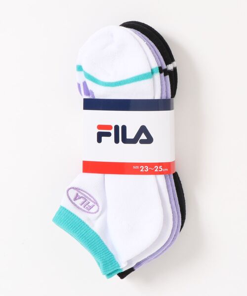 FILA(フィラ)の「【FILA】パックソックスA3P(ソックス/靴下・レディース・ブルー/ホワイト・M/L)」の8枚目の写真