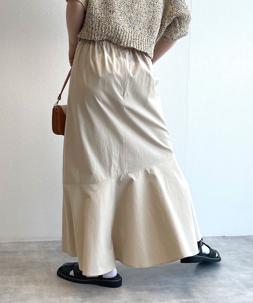 w closet(ダブルクローゼット)の「マーメイドスカート(スカート・レディース・オレンジ/ライトベージュ/ブラウン/ダークベージュ・FREE)」の22枚目の写真