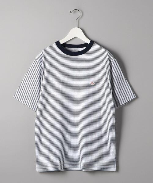 DANTON（ダントン）の「＜DANTON (ダントン）＞BORDER TEE/Tシャツ（Tシャツ/カットソー・メンズ・ホワイト/ネイビー/ケリー・40/42/38）」の2枚目の写真