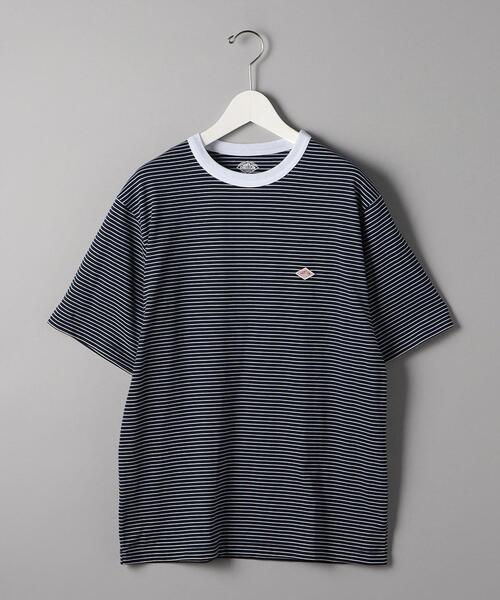 DANTON（ダントン）の「＜DANTON (ダントン）＞BORDER TEE/Tシャツ（Tシャツ/カットソー・メンズ・ホワイト/ネイビー/ケリー・40/42/38）」の4枚目の写真