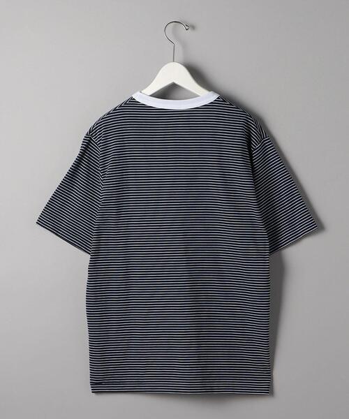 DANTON（ダントン）の「＜DANTON (ダントン）＞BORDER TEE/Tシャツ（Tシャツ/カットソー・メンズ・ホワイト/ネイビー/ケリー・40/42/38）」の5枚目の写真