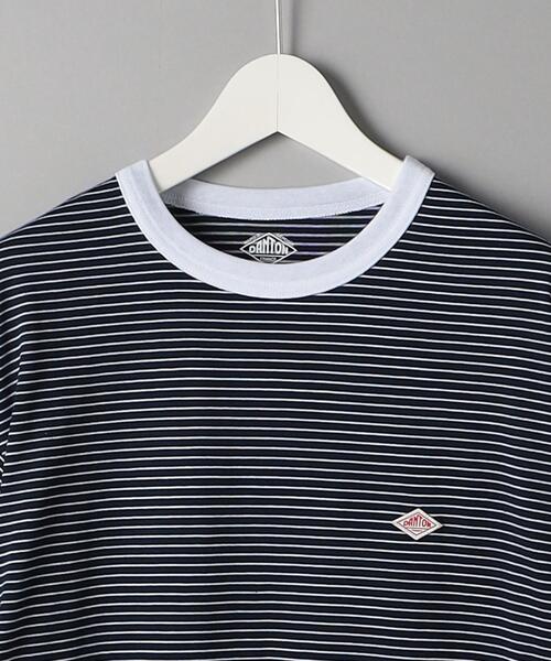 DANTON（ダントン）の「＜DANTON (ダントン）＞BORDER TEE/Tシャツ（Tシャツ/カットソー・メンズ・ホワイト/ネイビー/ケリー・40/42/38）」の6枚目の写真
