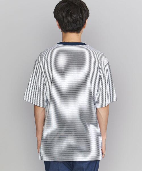DANTON（ダントン）の「＜DANTON (ダントン）＞BORDER TEE/Tシャツ（Tシャツ/カットソー・メンズ・ホワイト/ネイビー/ケリー・40/42/38）」の18枚目の写真