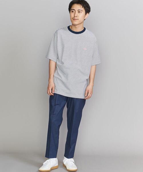 DANTON（ダントン）の「＜DANTON (ダントン）＞BORDER TEE/Tシャツ（Tシャツ/カットソー・メンズ・ホワイト/ネイビー/ケリー・40/42/38）」の9枚目の写真