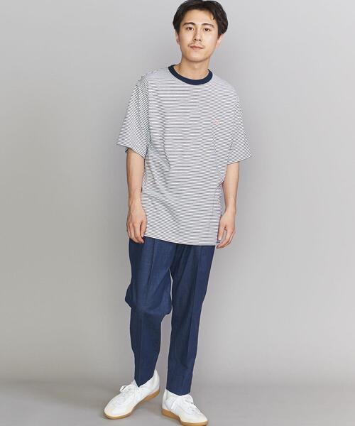 DANTON（ダントン）の「＜DANTON (ダントン）＞BORDER TEE/Tシャツ（Tシャツ/カットソー・メンズ・ホワイト/ネイビー/ケリー・40/42/38）」の10枚目の写真
