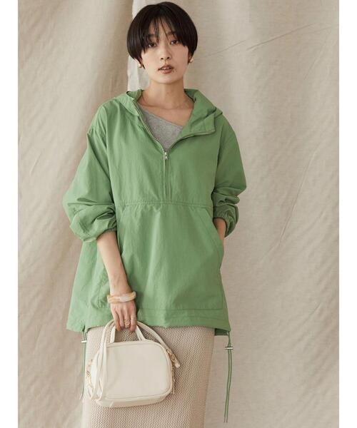 AMERICAN HOLIC（アメリカンホリック）の「アノラックブルゾン（ブルゾン・レディース・グリーン/アイボリー・M/L）」の15枚目の写真