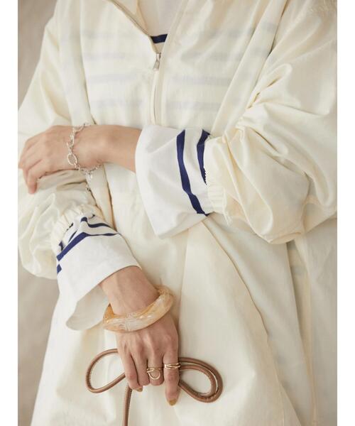 AMERICAN HOLIC（アメリカンホリック）の「アノラックブルゾン（ブルゾン・レディース・グリーン/アイボリー・M/L）」の8枚目の写真