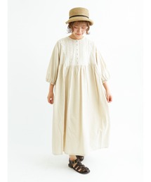 Samansa Mos2 | 胸元配色レースワンピース(ワンピース)