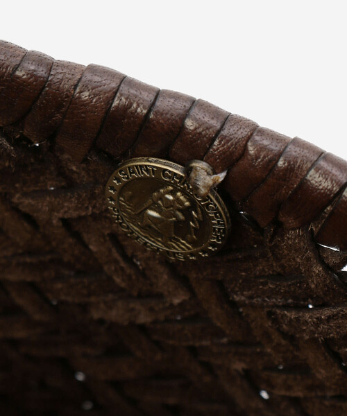 DRAGON（ドラゴン）の「dragon | レザーウーヴンバッグ TRIPLE（トートバッグ・レディース・ブラック/ダークブラウン・ONE SIZE）」の14枚目の写真