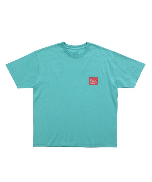 Manhattan Portage（マンハッタンポーテージ）の「Short Sleeve Print T-Shirt（Tシャツ/カットソー・メンズ・ブラック/ホワイト/ベージュ/ブルー/ターコイズブルー/グレイッシュベージュ・SMALL/MEDIUM/LARGE/X-LARGE）」の5枚目の写真
