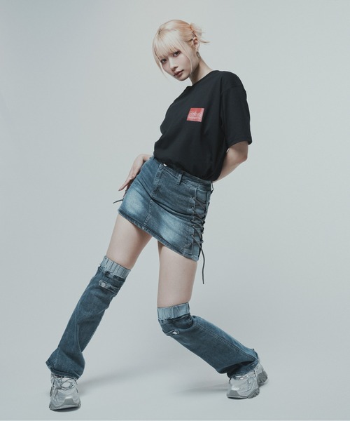 Manhattan Portage（マンハッタンポーテージ）の「Short Sleeve Print T-Shirt（Tシャツ/カットソー・メンズ・ブラック/ホワイト/ベージュ/ブルー/ターコイズブルー/グレイッシュベージュ・SMALL/MEDIUM/LARGE/X-LARGE）」の16枚目の写真