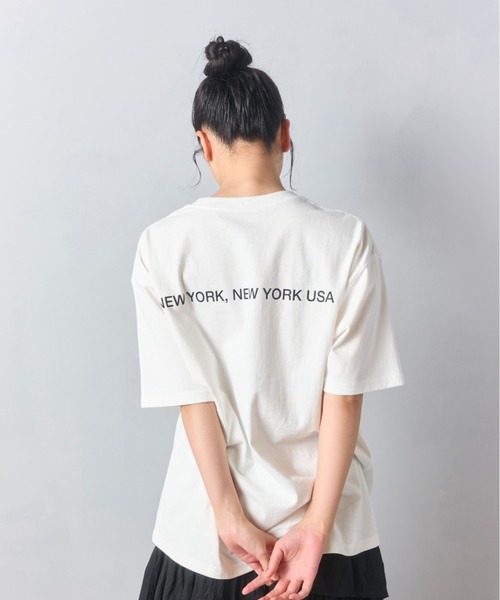 Manhattan Portage（マンハッタンポーテージ）の「Short Sleeve Print T-Shirt（Tシャツ/カットソー・メンズ・ブラック/ホワイト/ベージュ/ブルー/ターコイズブルー/グレイッシュベージュ・SMALL/MEDIUM/LARGE/X-LARGE）」の19枚目の写真