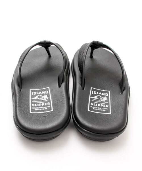 ISLAND SLIPPER(アイランドスリッパ)の「【ISLAND SLIPPER/アイランドスリッパ】PB202 SMOOTH TONG レザーサンダル(サンダル・メンズ・ブラック・8/9/10)」の8枚目の写真
