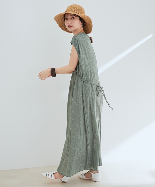 VIS（ビス）の「ドロストワッシャーワンピース（ワンピース）」 - WEAR