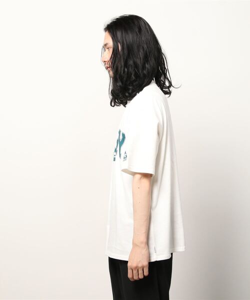 GERRY（ジェリー）の「【GERRY/ジェリー】カレッジロゴプリント クルーネック半袖Tシャツ/ ワイドシルエット/ 【USAコットン】（Tシャツ/カットソー・メンズ・ホワイト/ブラック/グリーン/マルチ・L/XL/M）」の17枚目の写真