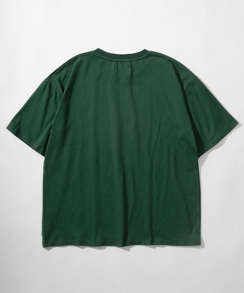GERRY（ジェリー）の「【GERRY/ジェリー】カレッジロゴプリント クルーネック半袖Tシャツ/ ワイドシルエット/ 【USAコットン】（Tシャツ/カットソー・メンズ・ホワイト/ブラック/グリーン/マルチ・L/XL/M）」の7枚目の写真
