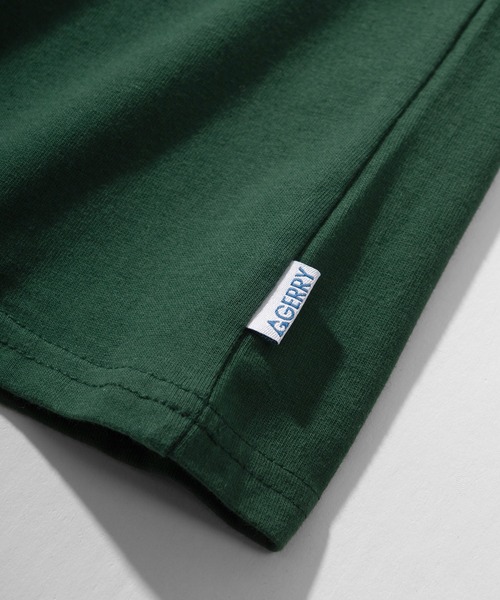 GERRY（ジェリー）の「【GERRY/ジェリー】カレッジロゴプリント クルーネック半袖Tシャツ/ ワイドシルエット/ 【USAコットン】（Tシャツ/カットソー・メンズ・ホワイト/ブラック/グリーン/マルチ・L/XL/M）」の5枚目の写真