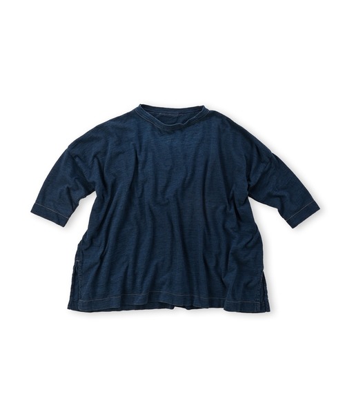 オンラインストア直売 ジンバブエコットンのビッグスリットTシャツ