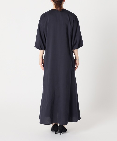 journal standard L'essage(ジャーナルスタンダードレサージュ)の「CANGIOLIストライプ/タイプライターワンピース(ワンピース・レディース・ネイビー/パープル系その他・FREE)」の10枚目の写真