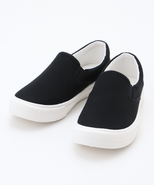 Honeys(ハニーズ)の「スリッポン(スリッポン・レディース・チャコール/ブラック/ホワイト・L/LL/S/M)」の22枚目の写真