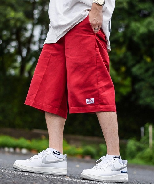 ８(eight)（エイト）の「LONSDALE ワーカーズショートパンツ（チノパンツ・メンズ・ブラック/グリーン/レッド/オレンジ/ブルー・SMALL/X-LARGE/MEDIUM/LARGE）」の4枚目の写真