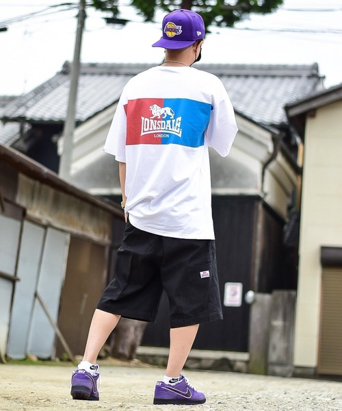 ８(eight)（エイト）の「LONSDALE ワーカーズショートパンツ（チノパンツ・メンズ・ブラック/グリーン/レッド/オレンジ/ブルー・SMALL/X-LARGE/MEDIUM/LARGE）」の8枚目の写真